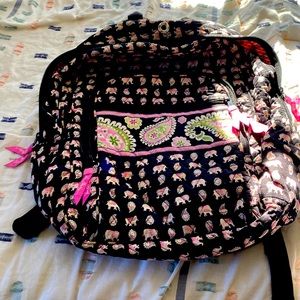 Vera Bradley elephant print backpack